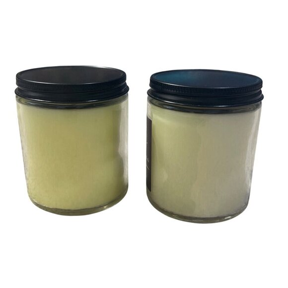 2 White Barn Jar Candles Black Cherry Merlot 7 oz Single Wick (READ) - Picture 2 of 8